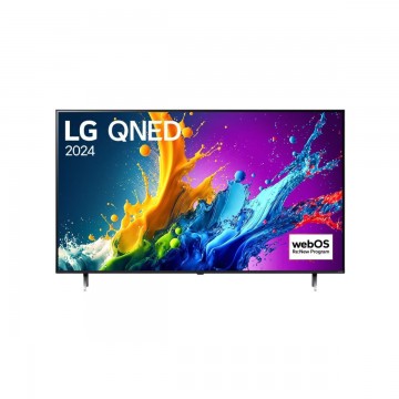 LG Smart Τηλεόραση 55" 4K UHD QNED 55QNED80T6A HDR (2024)